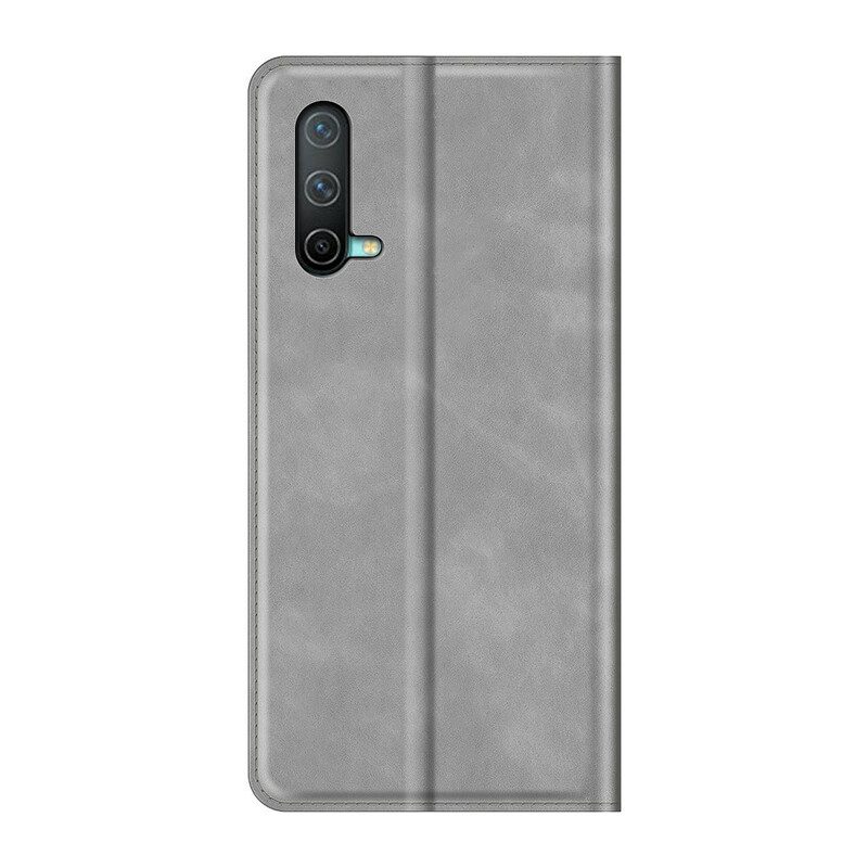 Folio-fodral För OnePlus Nord CE 5G Läderfodral Skin-touch