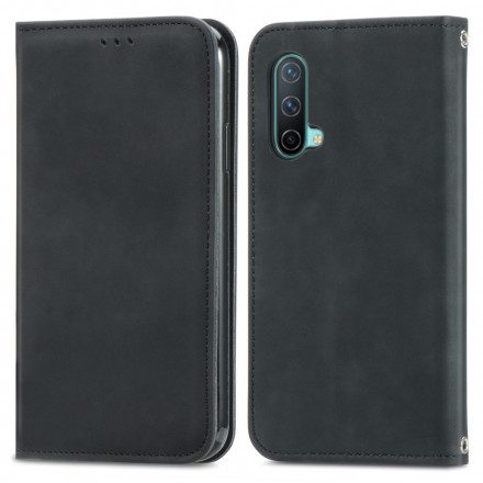 Folio-fodral För OnePlus Nord CE 5G Läderfodral Skin-touch Design