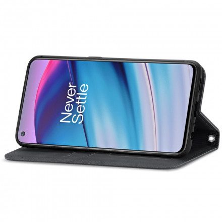 Folio-fodral För OnePlus Nord CE 5G Läderfodral Skin-touch Design