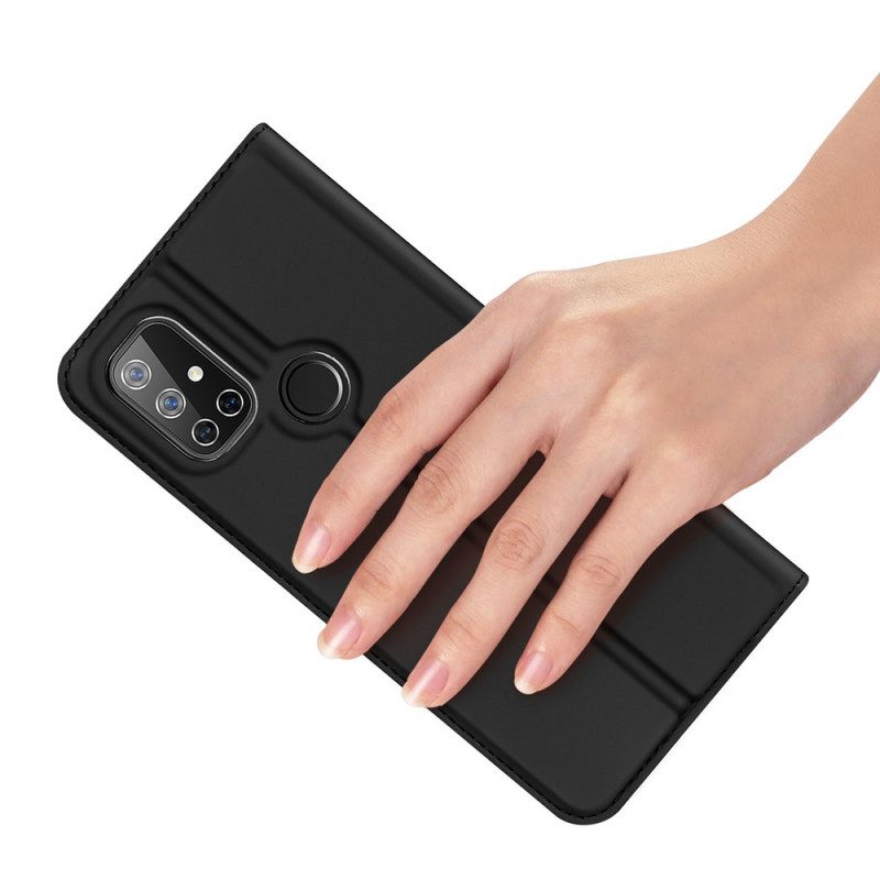 Folio-fodral För OnePlus Nord N10 Läderfodral Dux Ducis Pro Skin