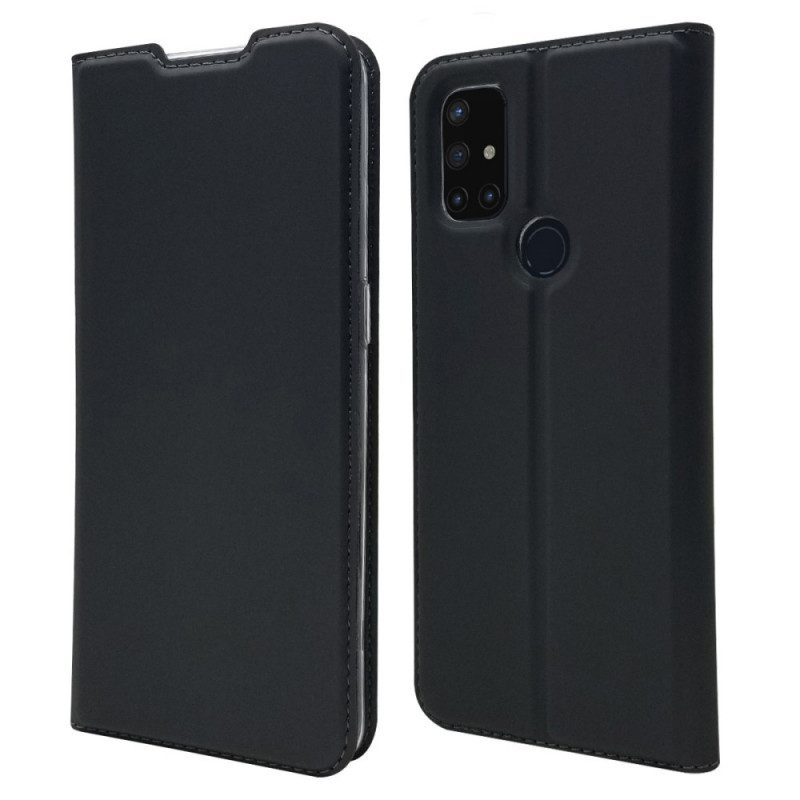 Folio-fodral För OnePlus Nord N10 Läderfodral Magnetiskt Lås