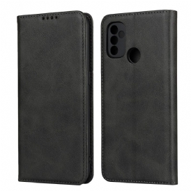 Folio-fodral För OnePlus Nord N100 Läderfodral Skin-touch