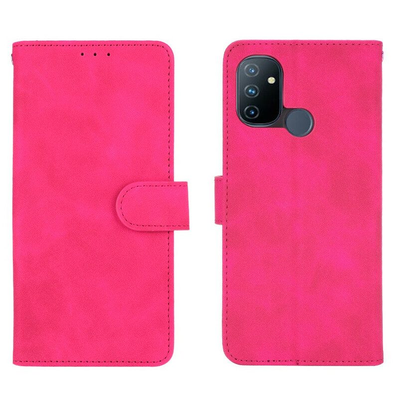 Folio-fodral För OnePlus Nord N100 Skin-touch