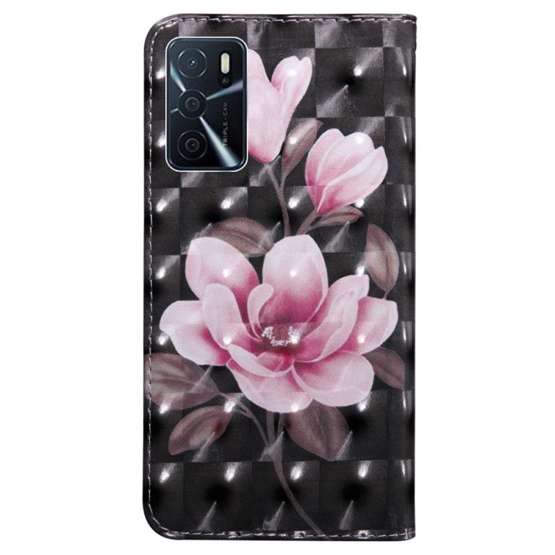 Folio-fodral För Oppo A16 / A16s Blomblommor