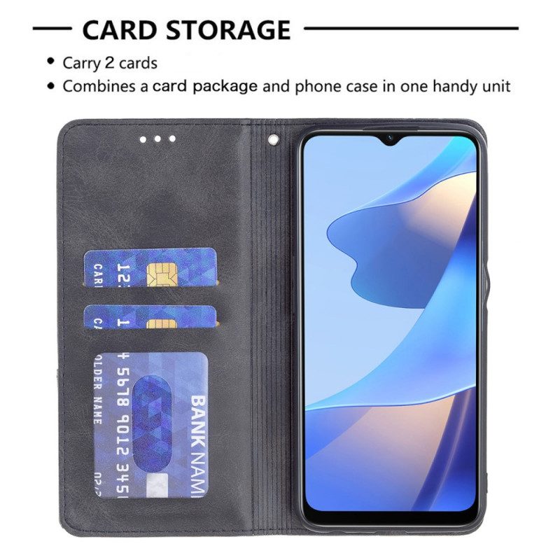 Folio-fodral För Oppo A16 / A16s Läderfodral Artiststil