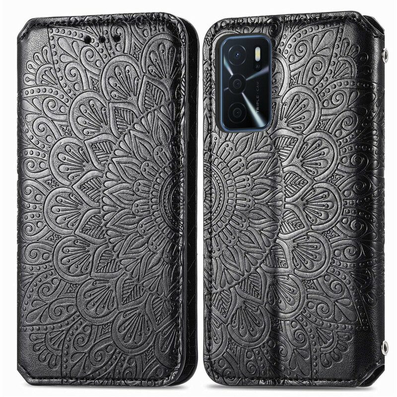 Folio-fodral För Oppo A16 / A16s Läderfodral Mandalas