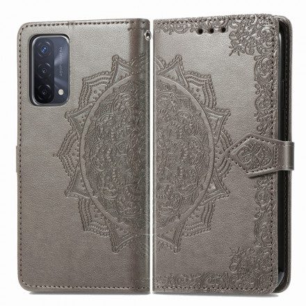 Folio-fodral För Oppo A54 5G / A74 5G Medelålders Mandala