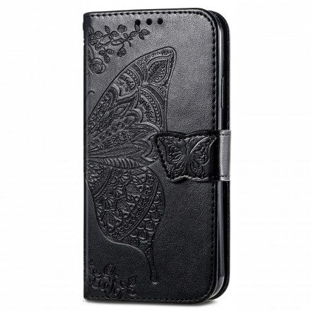 Folio-fodral För Oppo A94 5G Halva Fjärilar