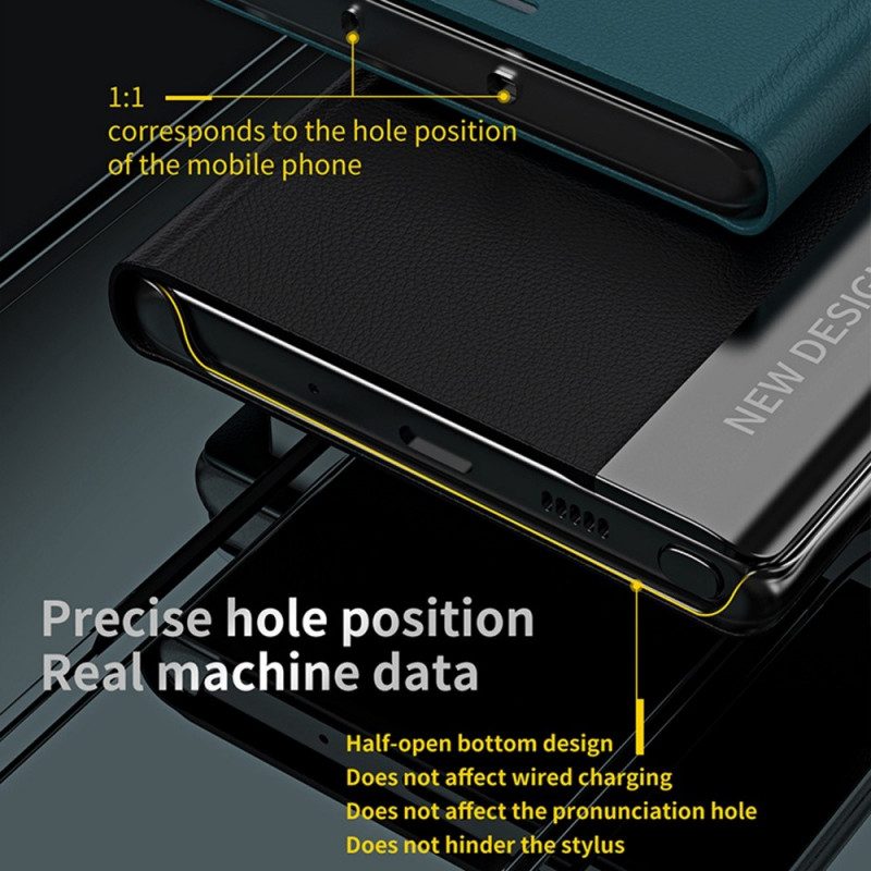 Folio-fodral För Oppo Find X5 Läderfodral Ny Design