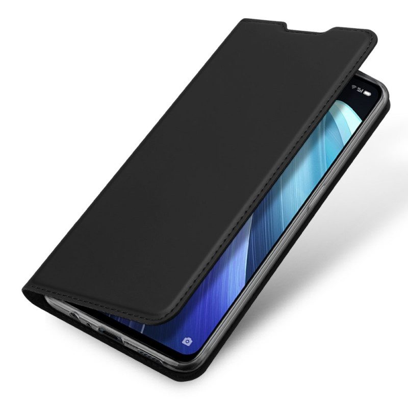 Folio-fodral För Oppo Find X5 Lite Läderfodral Dux Ducis Pro Skin