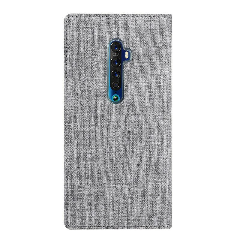 Folio-fodral För Oppo Reno 2 Läderfodral Texturerad