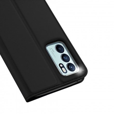 Folio-fodral För Oppo Reno 6 5G Läderfodral Magnetisk Dux Ducis