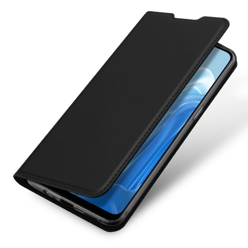 Folio-fodral För Oppo Reno 7 Läderfodral Dux Ducis Pro Series Skin