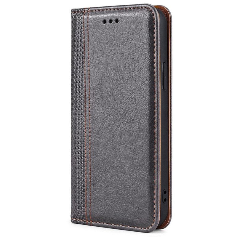 Folio-fodral För Oppo Reno 8 Läderfodral Vintage Konstläder