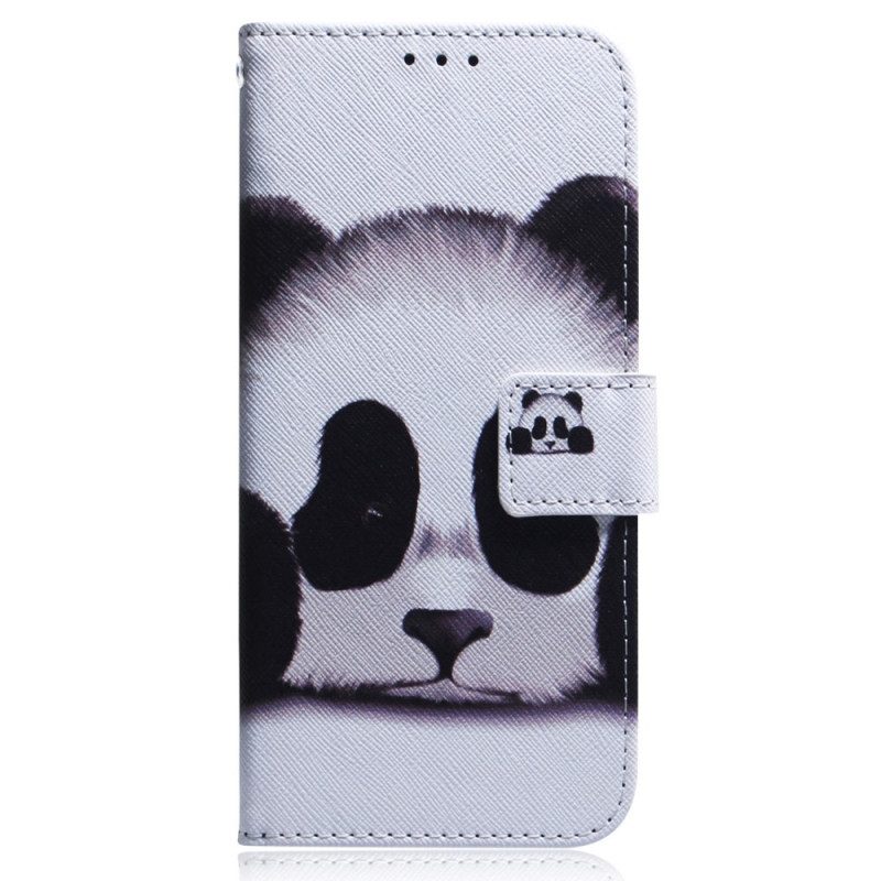 Folio-fodral För Oppo Reno 8 Lite Panda