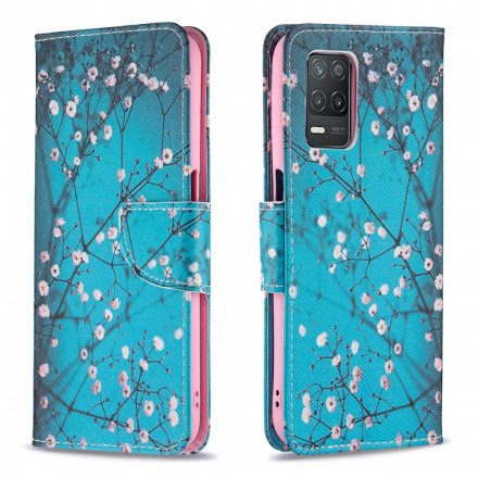 Folio-fodral För Realme 8 5G Blommande Gren