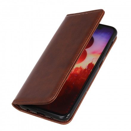 Folio-fodral För Realme 8 / 8 Pro Läderfodral Elegance Split Läder