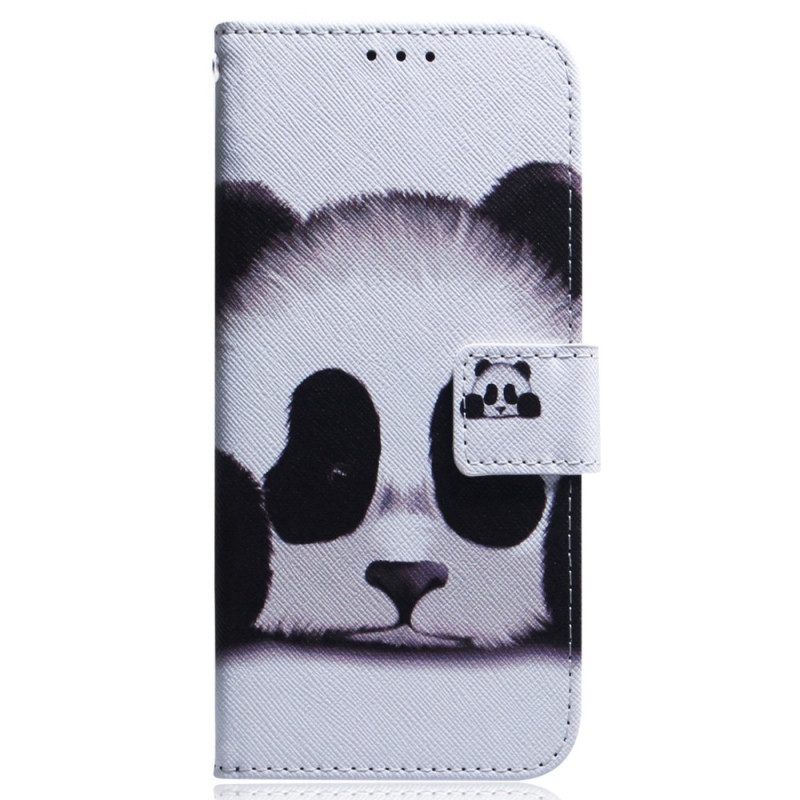 Folio-fodral För Realme C31 Snygg Panda