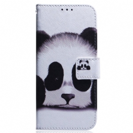 Folio-fodral För Realme C31 Snygg Panda