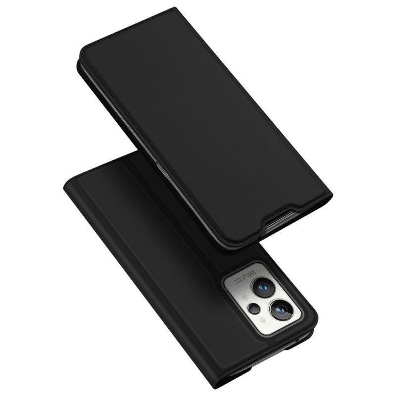 Folio-fodral För Realme GT2 Pro Läderfodral Skin- Pro Series Dux Ducis