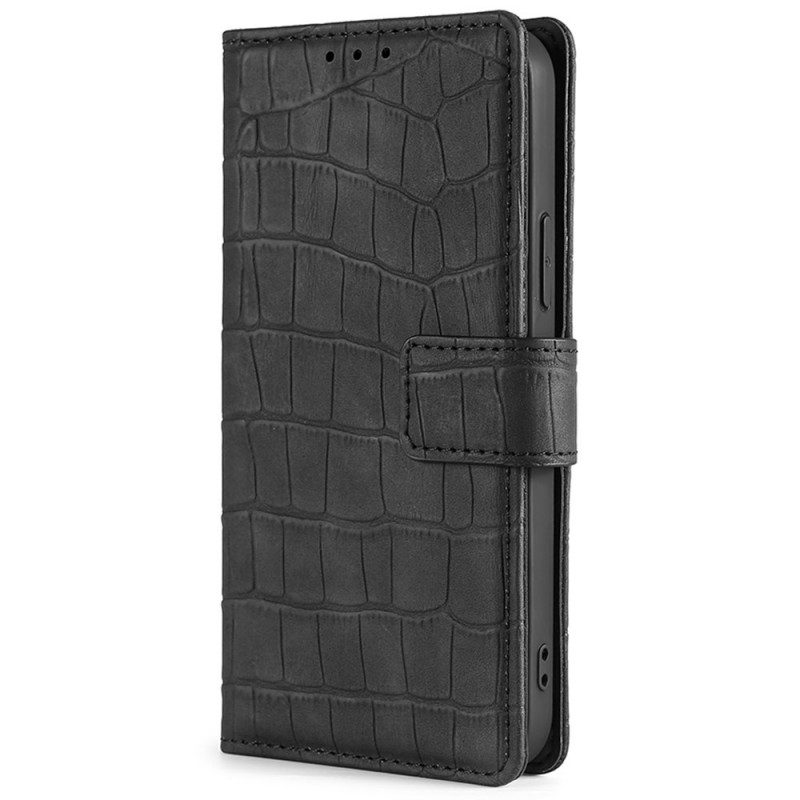 Folio-fodral För Sony Xperia 1 IV Krokodilstil