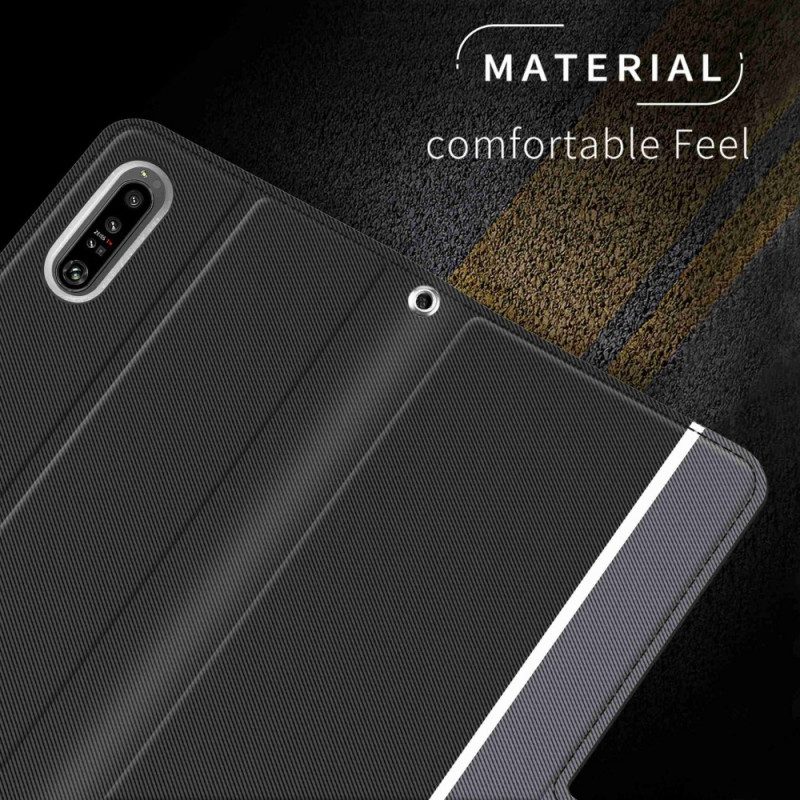 Folio-fodral För Sony Xperia 1 IV Läderfodral Bicolor Baiyu