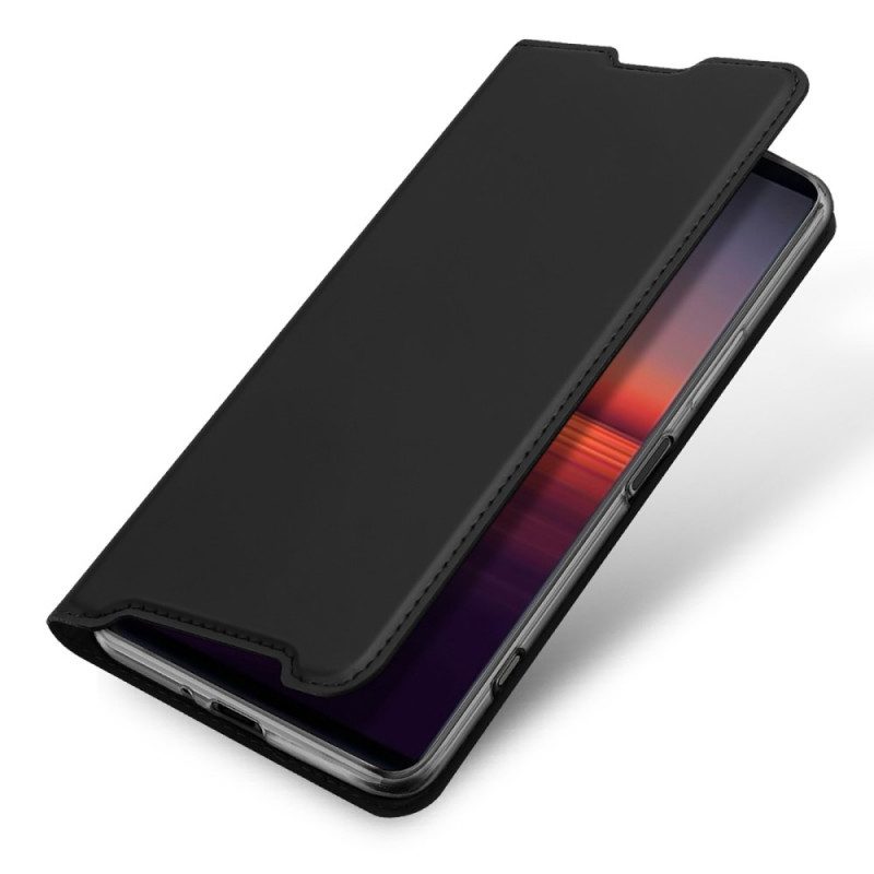 Folio-fodral För Sony Xperia 1 IV Läderfodral Dux Ducis Pro Series Skin