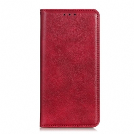 Folio-fodral För Sony Xperia 10 IV Läderfodral Litchi Split Läder