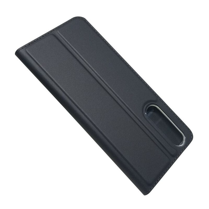 Folio-fodral För Sony Xperia 5 II Läderfodral Magnetiskt Lås