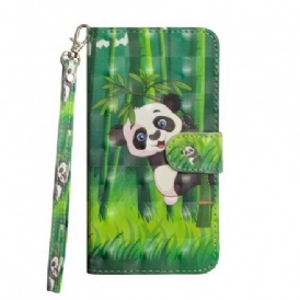 Folio-fodral För Sony Xperia L3 Panda Och Bambu