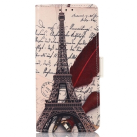Folio-fodral För Sony Xperia Pro-I Poetens Eiffeltorn