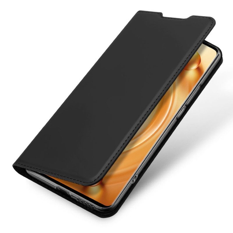 Folio-fodral För Vivo X80 Pro Läderfodral Skin-pro Series Dux Ducis