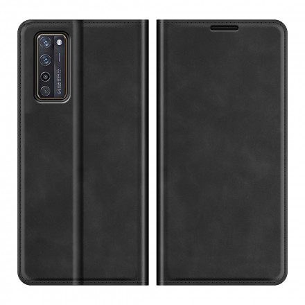 Folio-fodral För ZTE Axon 20 4G / 5G Läderfodral Skin-touch