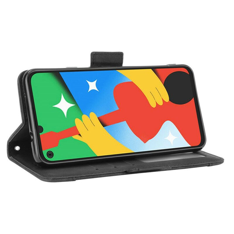 Läderfodral För Google Pixel 4A 5G Första Klass Multikarta