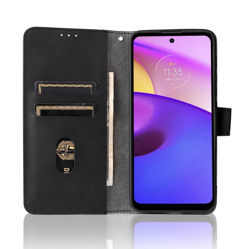 Läderfodral För Moto E40 / E30 / E20 Skin-touch