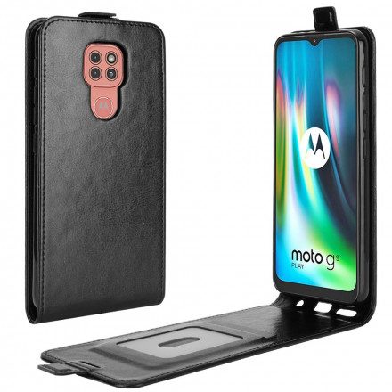 Läderfodral För Moto G9 Play Folio-fodral Vertikal Lädereffekt