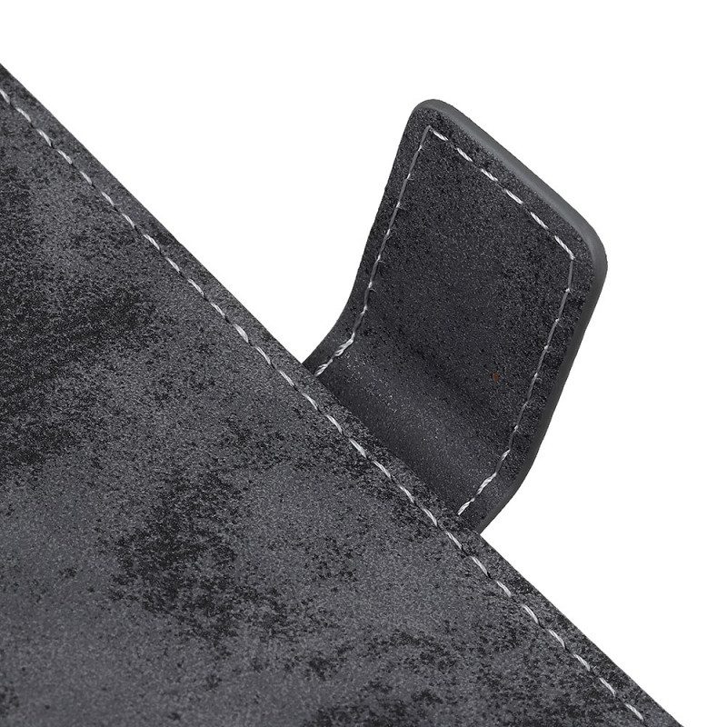 Läderfodral För OnePlus 10 Pro 5G Vintage Lädereffekt
