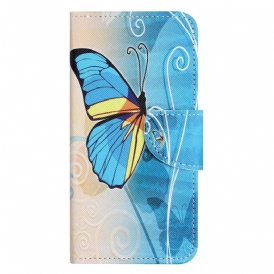 Läderfodral För OnePlus 10T 5G Vackra Fjärilar