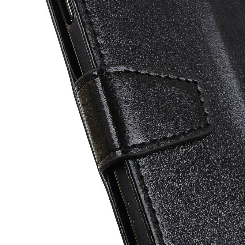 Läderfodral För OnePlus Nord 2 5G Enkel Glänsande Lädereffekt