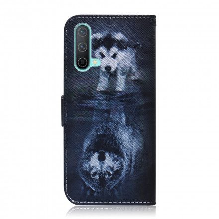 Läderfodral För OnePlus Nord CE 5G Ernesto The Wolf