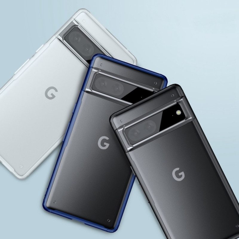 Mobilskal För Google Pixel 7 Genomskinliga Färgade Kanter
