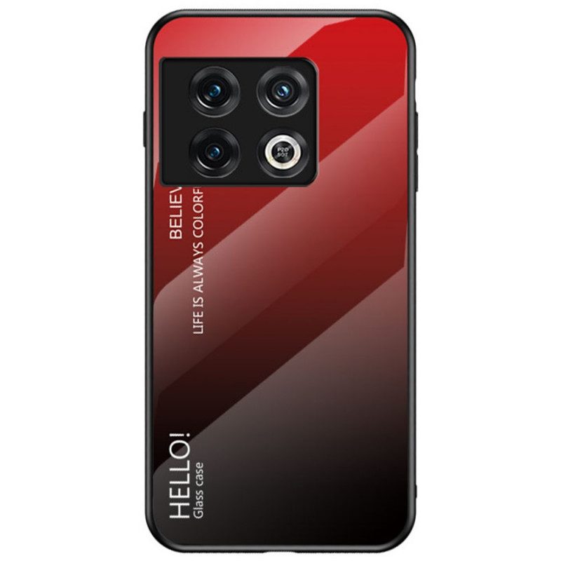 Mobilskal För OnePlus 10 Pro 5G Hej Härdat Glas