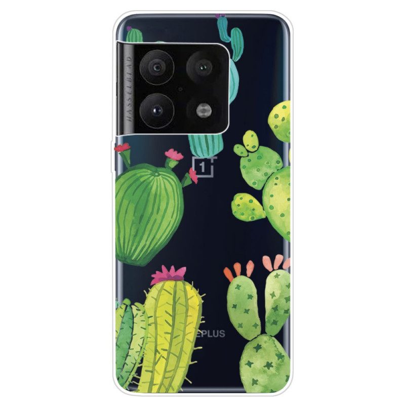 Mobilskal För OnePlus 10 Pro 5G Kaktus Akvarell