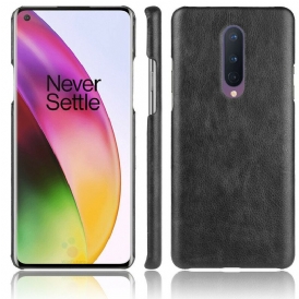 Mobilskal För OnePlus 8 Performance Litchi Lädereffekt