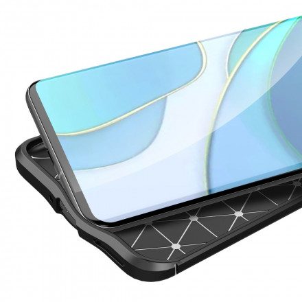 Mobilskal För OnePlus 9 Pro Double Line Litchi Lädereffekt