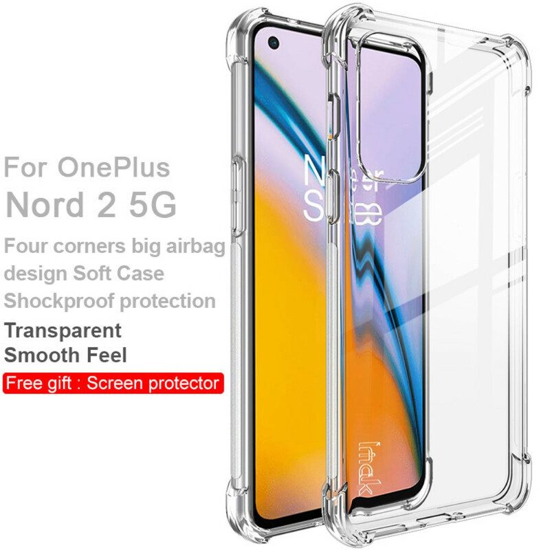 Mobilskal För OnePlus Nord 2 5G Transparent Silky Imak