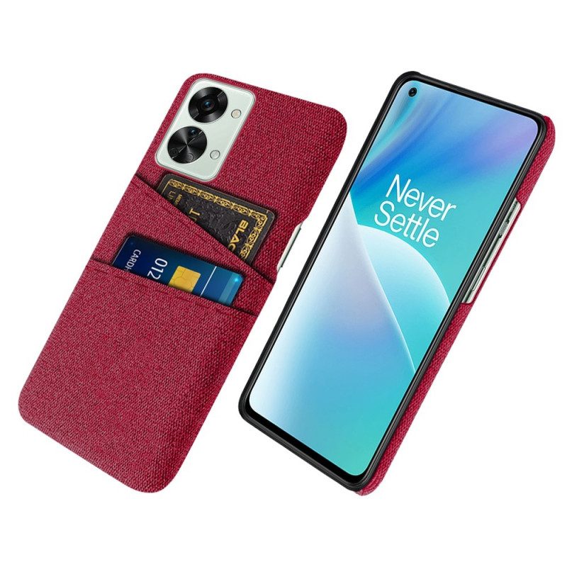 Mobilskal För OnePlus Nord 2T 5G Ultra Fin Texture Tyg