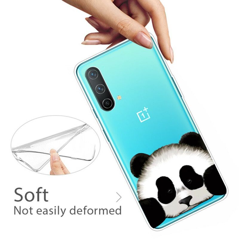 Mobilskal För OnePlus Nord CE 5G Transparent Panda