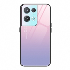 Mobilskal För Oppo Reno 8 Pro Gradient Härdat Glas