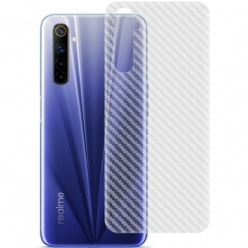 Ryggskyddsfilm För Realme 6 Style Carbon Imak